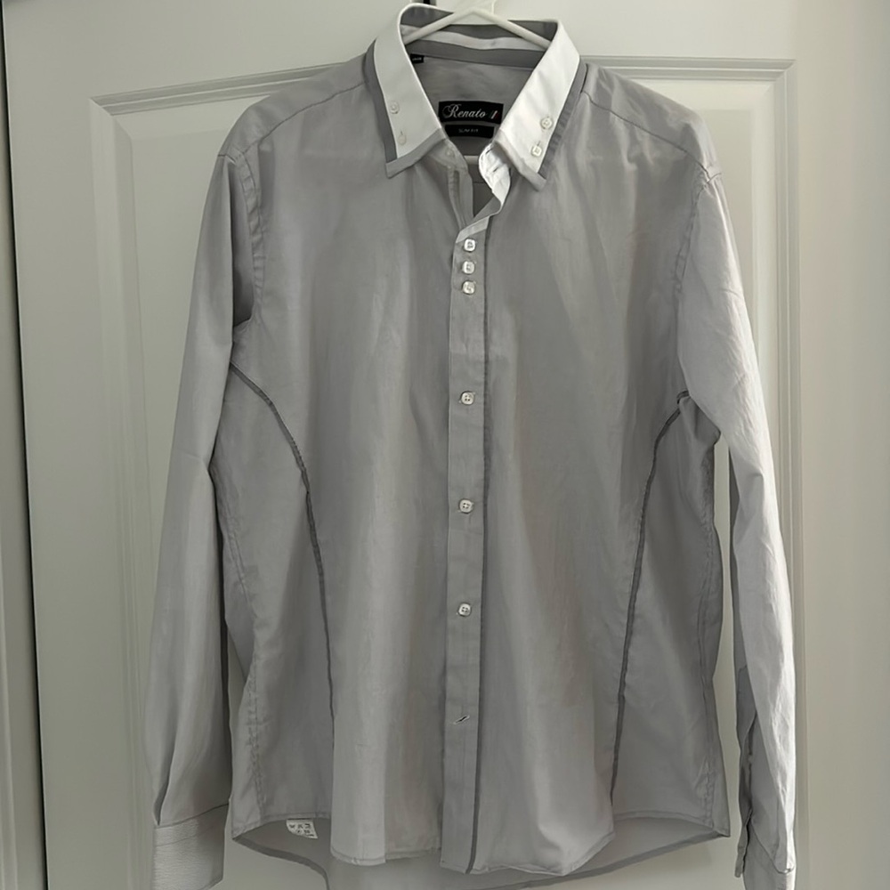 Men’s Renato slim fit dress shirt